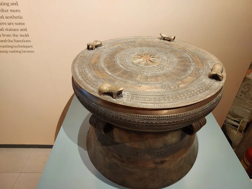 Bronze drum Dong Son culture symbol Vietnam