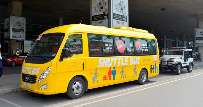 shuttle bus in ho chi minh airport