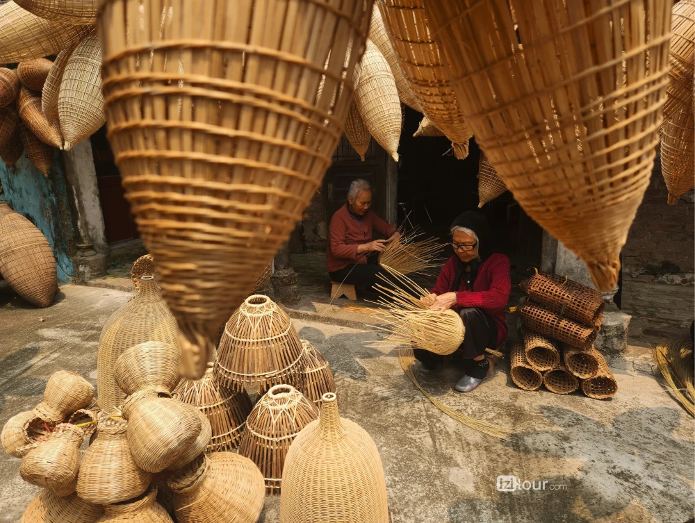 A traditional craft village near Hanoi