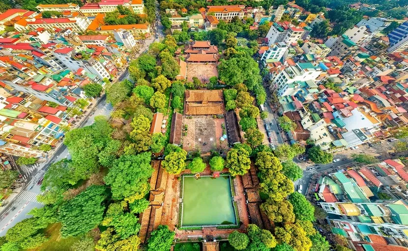 tempio della letteratura hanoi architettura