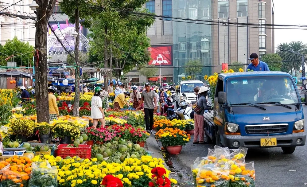 celebración Tet en Ciudad Ho Chi Minh
