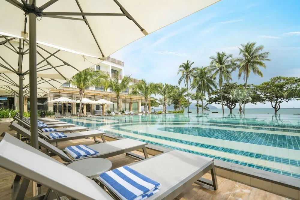 swimming pool at The Secret Con Dao Resort