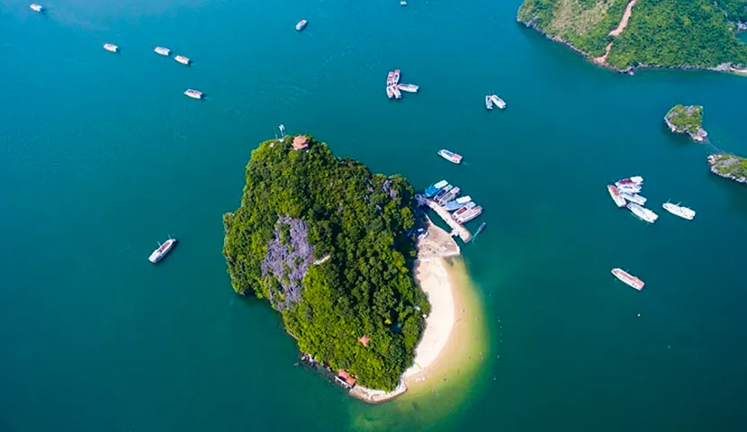 things to do in halong bay titov island