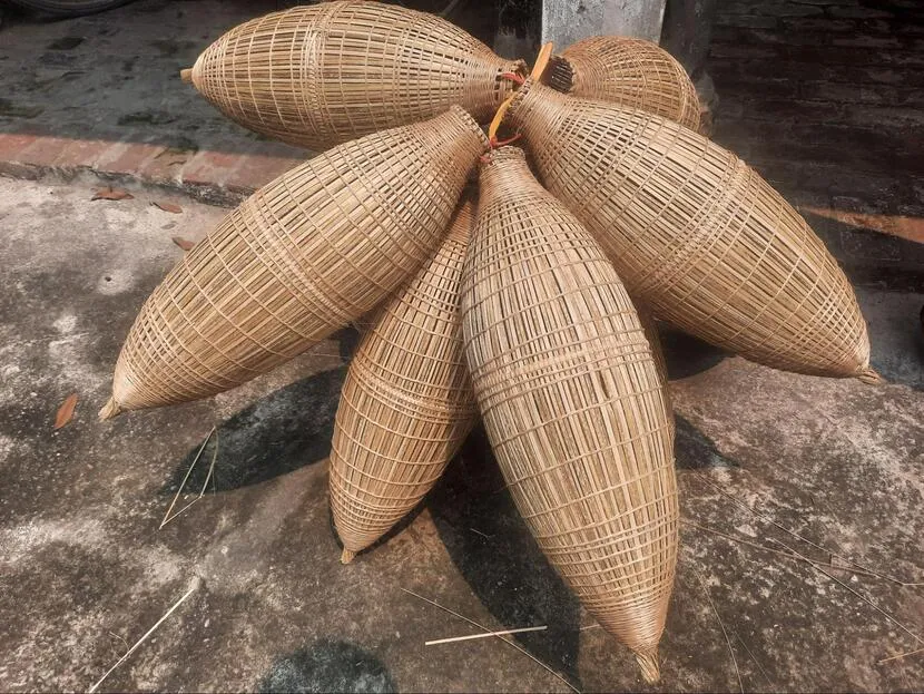 village traditionnel piège poisson vietnam