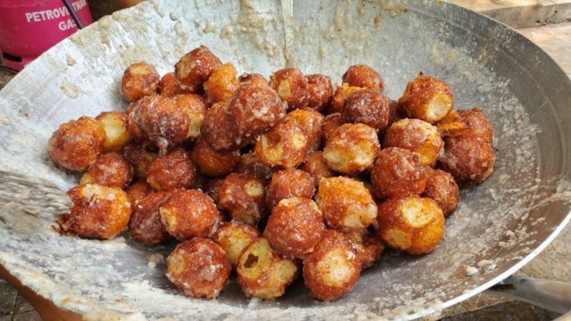 donut de comida tradicional vietnamita