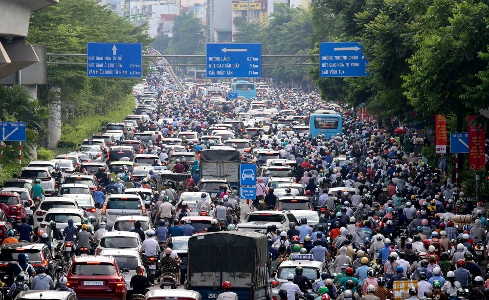 la situazione del traffico in Vietnam