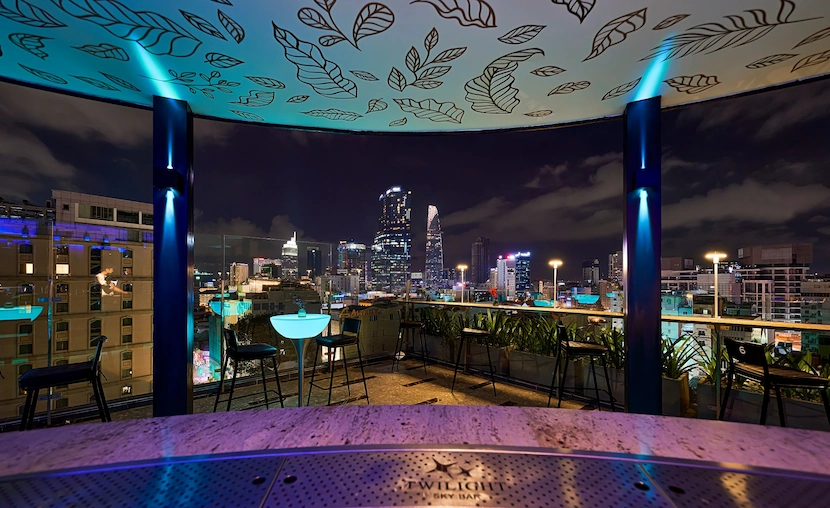 saigon sky bar twilight