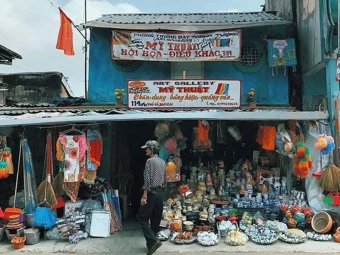 vecchio quartiere bao vinh il mercato