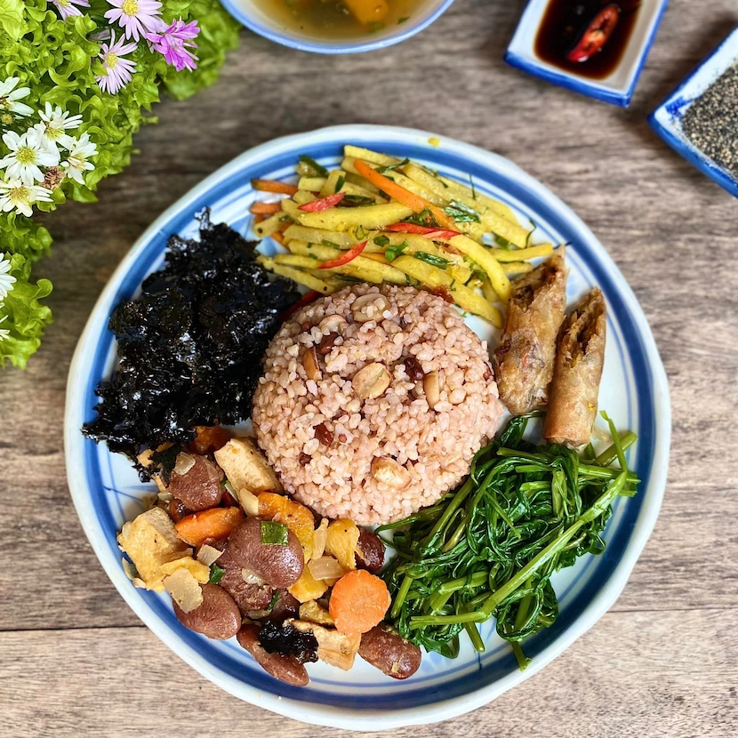 vegetarian food danang