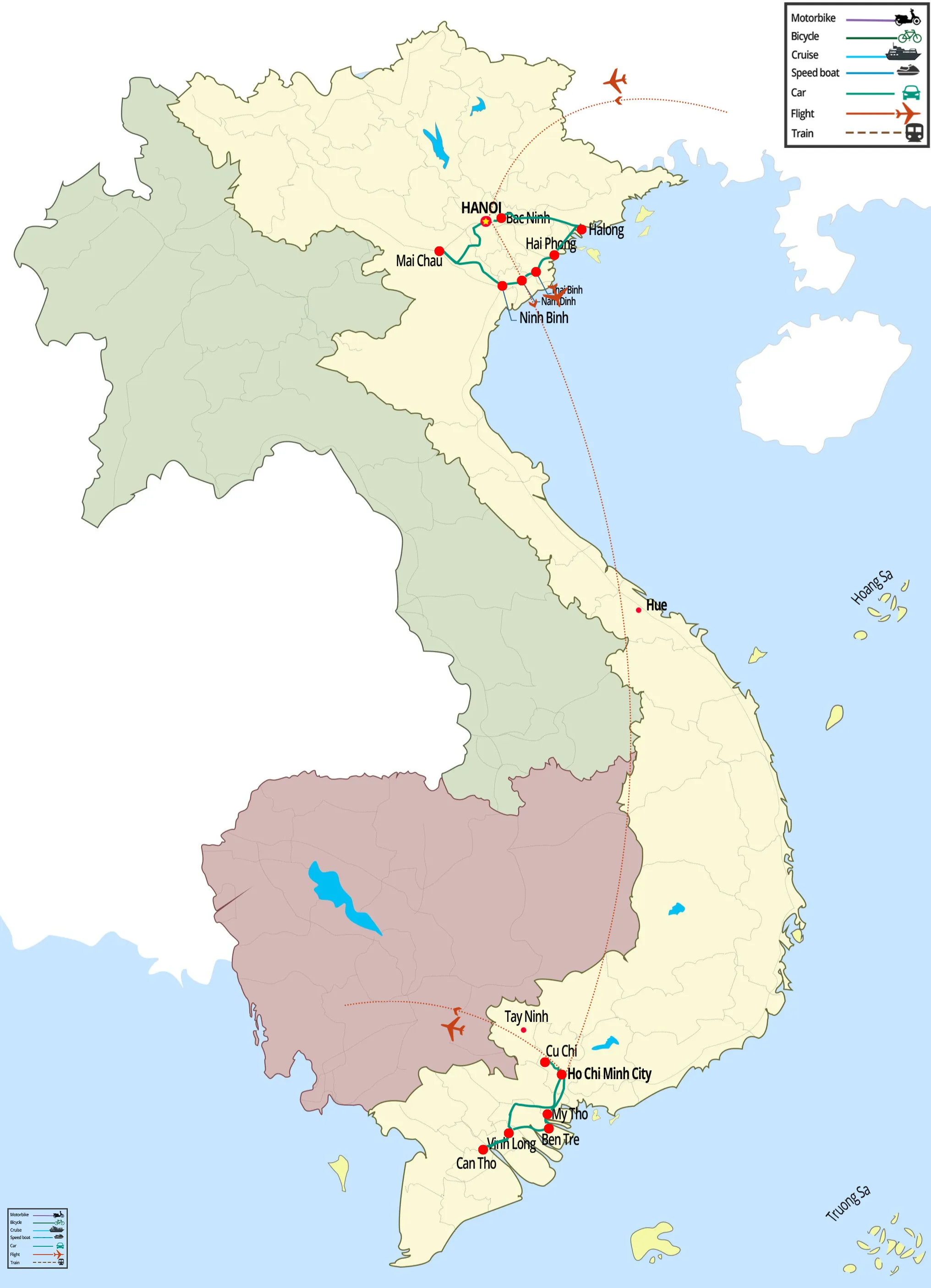 voyage nord sud vietnam 10 jours