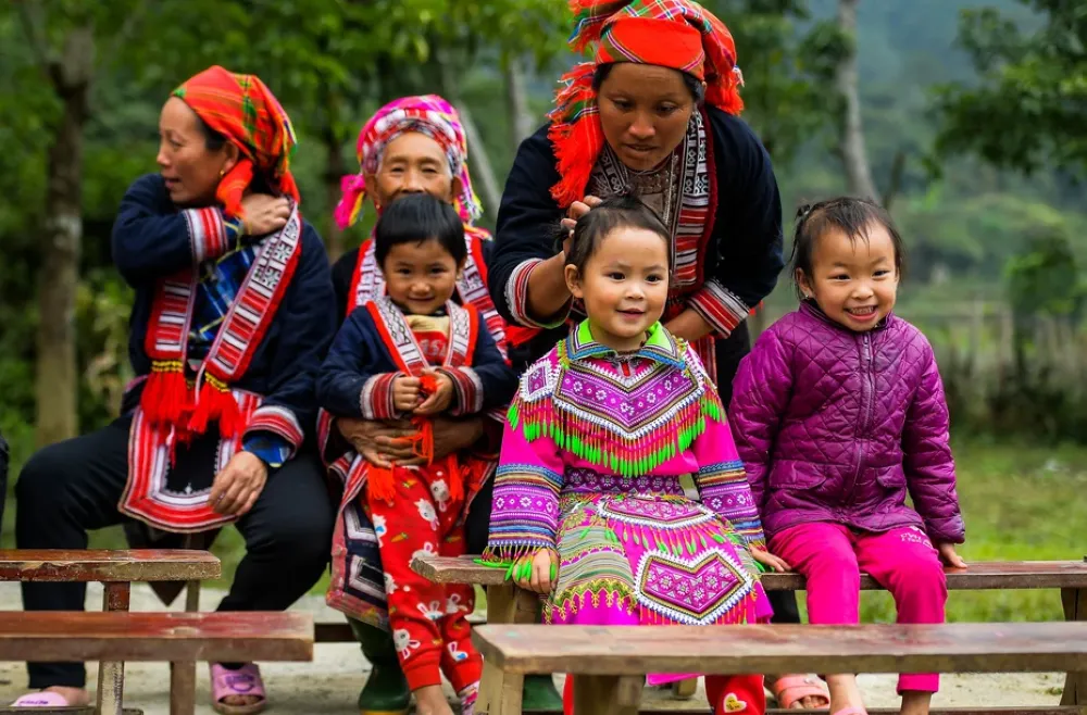 ethnic minority in vietnam countryside