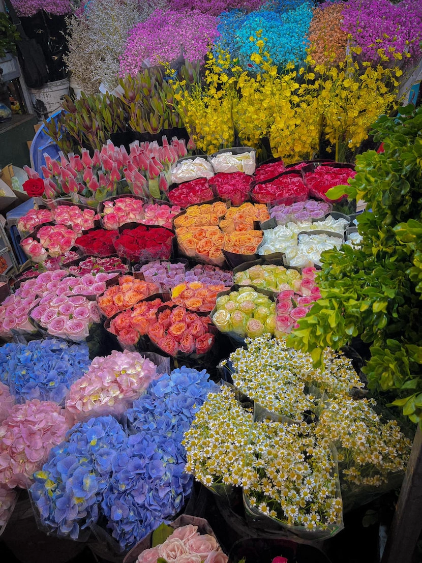 vietnamese markets flower markets