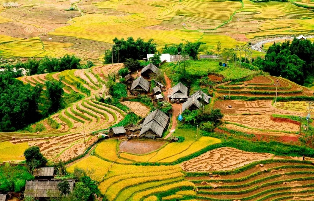 ta phin village rice terraces