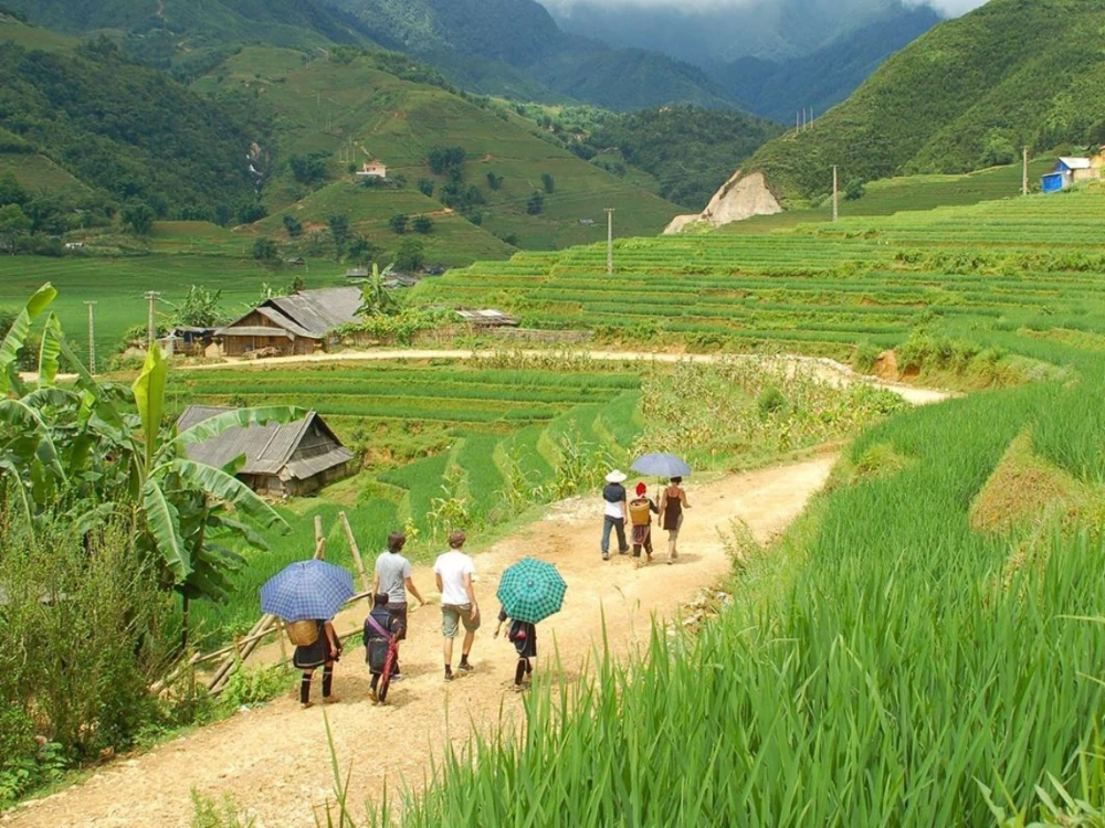 trekking through y linh ho village