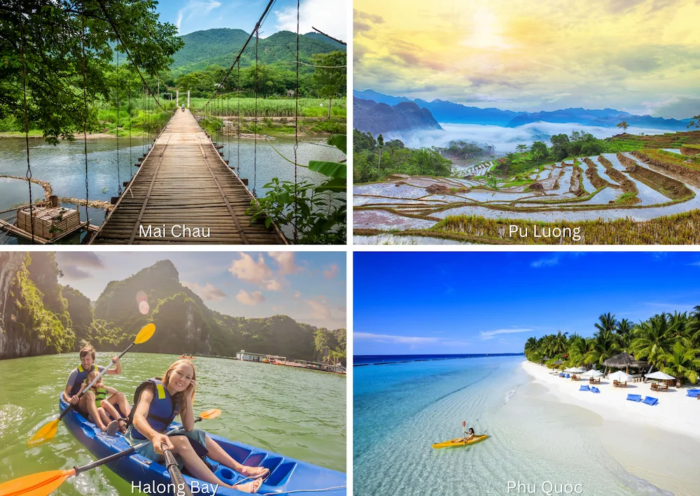 travel vietnam in january and february