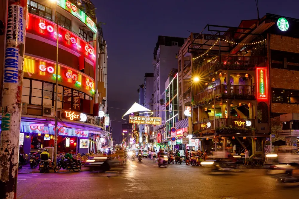 Bui Vien Street in Saigon