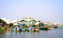 Long Xuyen - Floating market