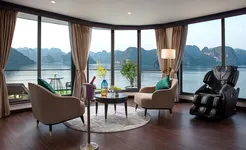 Mon Cheri Cruise - President Suite living room and Terrace