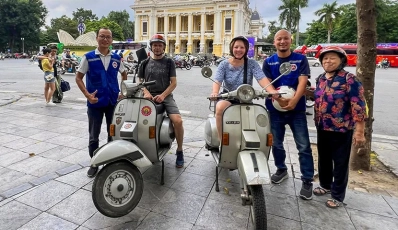 Discover Hanoi’s Hidden Gems on a Vespa Adventure