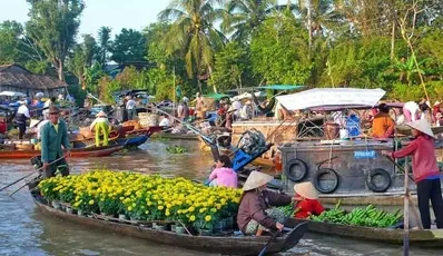 Reisen durch das Mekong-Delta und Kambodscha