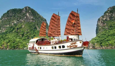 Red Dragon Cruise | Bai-Tu-Long-Bucht 2 Tage 1 Nacht