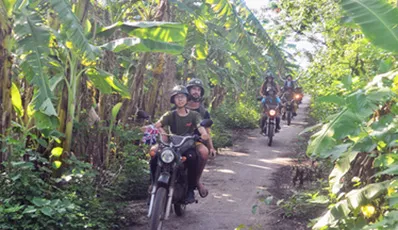Hanoi à moto: escapade dans la campagne du fleuve Rouge