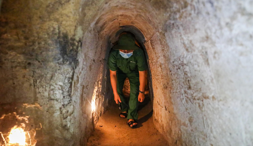 Excursion d'une demi-journée aux tunnels de Cu Chi