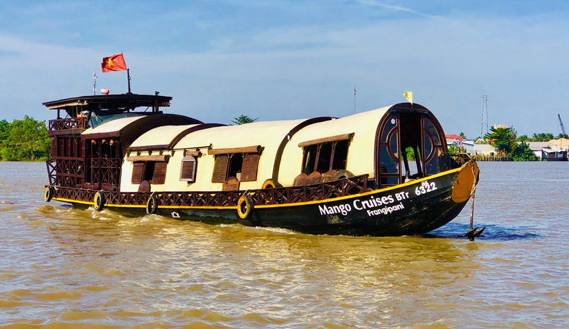 Mango Privater Sampan | Mekong Flusskreuzfahrt 2 Tage 1 Nacht