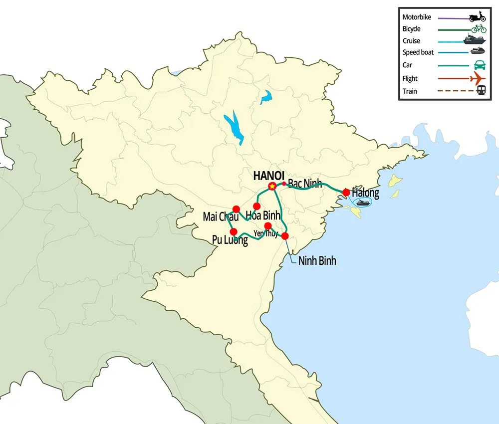 vietnam in april map