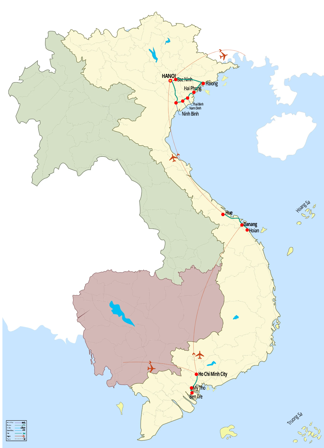 Vietnam Prestige (Saigon &agrave; Hano&iuml;)