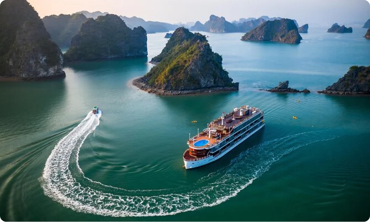 Halong Bucht Kreuzfahrten